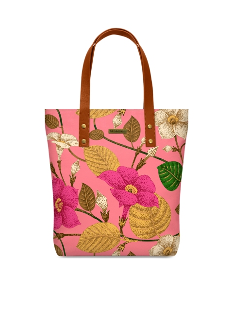 

DailyObjects Pink & Green Floral Printed Shoulder Bag