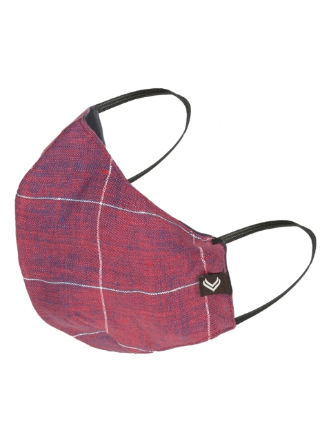 

Linen Club Unisex Red Checked Reusable 3-Ply Protective Outdoor Mask