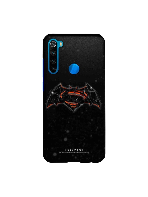 

macmerise Black & Orange DC Comics Bat Super Trace Sublime Back Case Xiaomi Redmi Note 8 Back Case