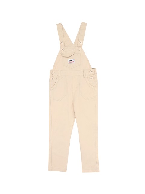 

Cherokee Boys Beige Solid Slim-Fit Woven Dungarees
