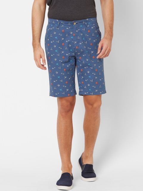

Sweet Dreams Men Navy Blue Printed Regular Fit Regular Shorts