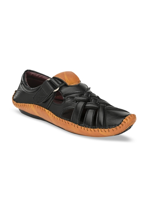 

Walkstyle By El Paso Men Black Comfort Sandals