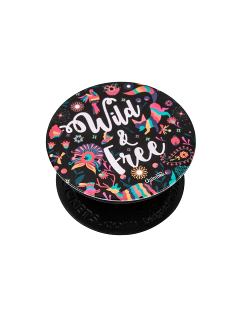 

Chumbak Black & White Printed Wild And Free PopSocket