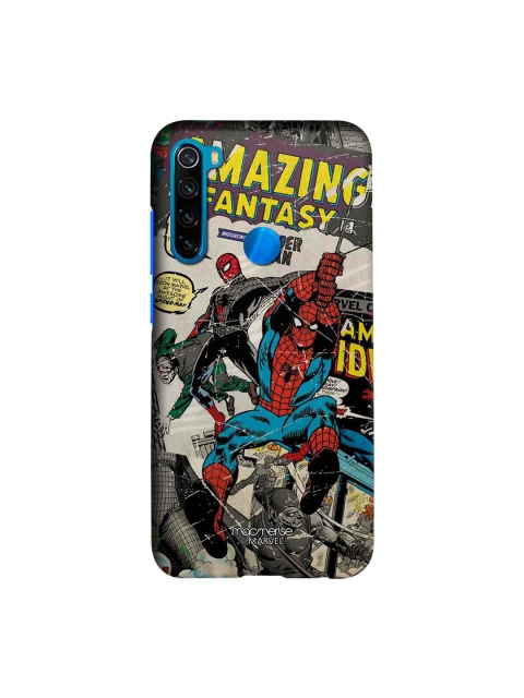 

macmerise Grey & Red Marvel Comics Spidey Sublime Xiaomi Redmi Note 8 Back Case