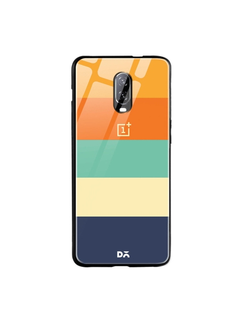 

DailyObjects Orange & Green Quin OnePlus 6T Glass Case