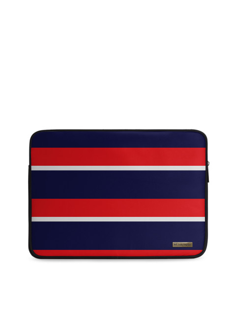 

DailyObjects Unisex Multicoloured Striped 16 Inch Laptop Sleeve, Multi