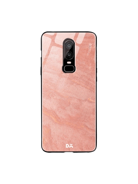 

DailyObjects Pink Marble Sand OnePlus 6 Glass Case