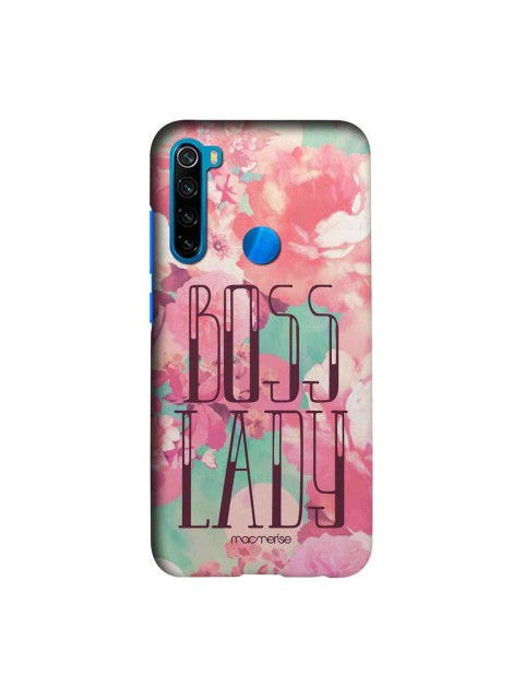 

macmerise Pink & White Boss Lady Sublime Xiaomi Redmi Note 8 Back Case