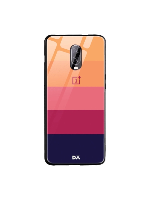 

DailyObjects Blue & Pink Coral Quin OnePlus 6T Glass Case