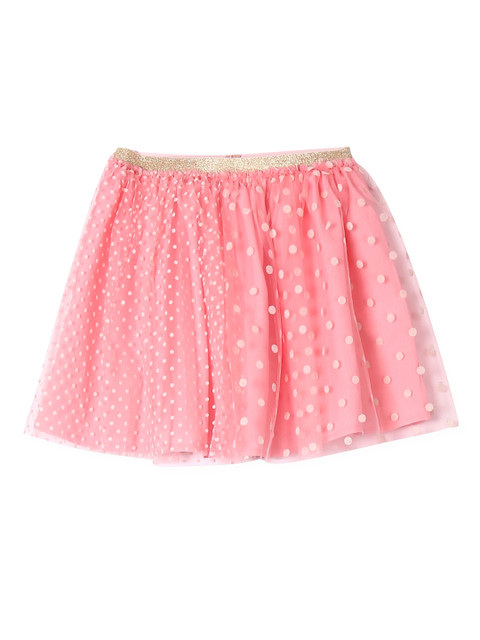 

Cherokee Girls Pink & White Polka Print Flared Skirt