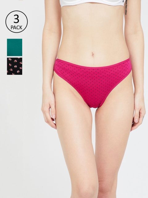 

Ginger by Lifestyle Women Pack of 3 Assorted Basic Briefs 8903742297139