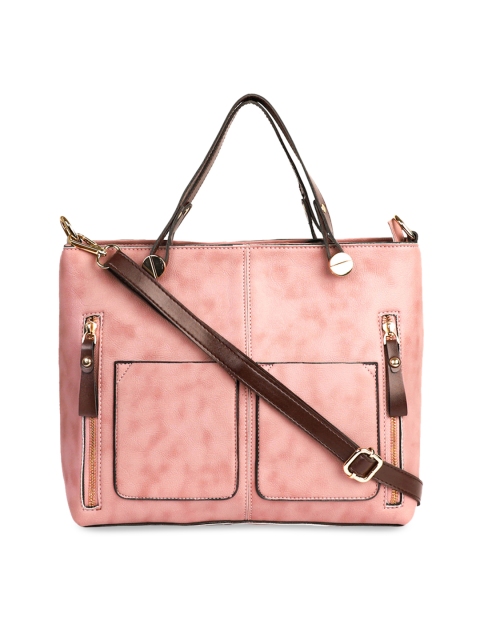 

LEGAL BRIBE Pink Solid Handheld Bag