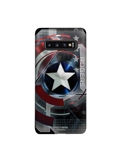

macmerise Grey & Red Marvel ComicsCap Am Rogers Samsung Galaxy S10 Case