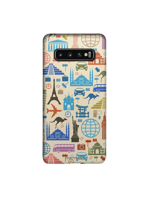 

macmerise Beige & Blue Travel Lover Sublime Samsung Galaxy S10 Back Case