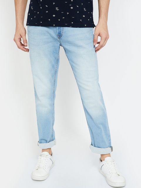 

Forca Men Blue Tapered Fit Mid-Rise Clean Look Jeans