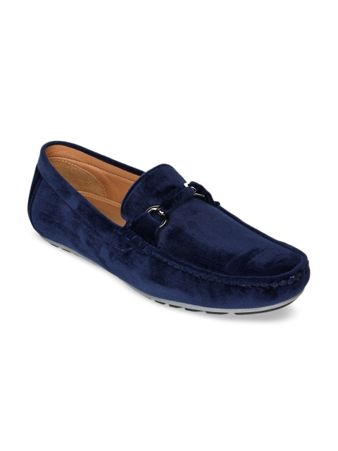 

Bruno Manetti Men Blue Horsebit Loafers