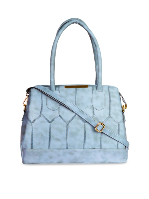 

LEGAL BRIBE Blue Textured Handheld Bag
