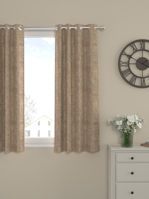 

ROSARA HOME Beige Single Window Curtain