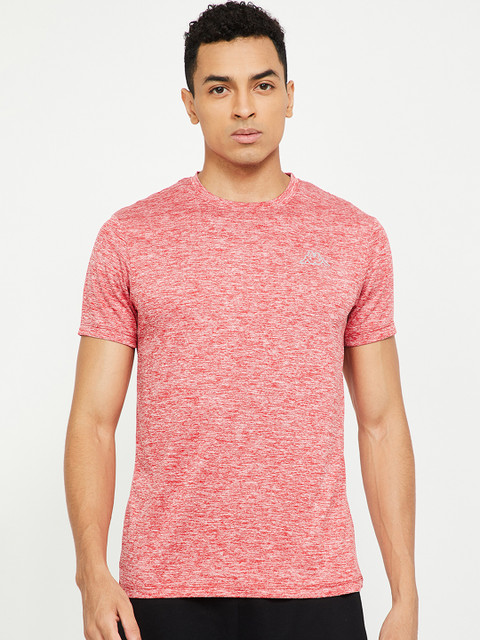 

Kappa Men Red Solid Round Neck T-shirt