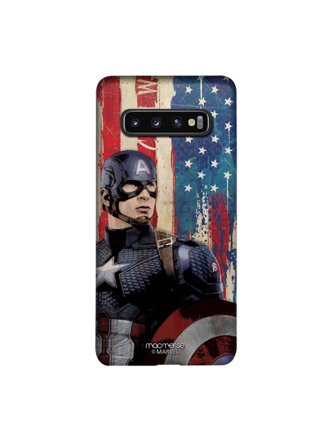 

macmerise Blue & Red Marvel Comics American Captain Sublime Samsung Galaxy S10 Back Case