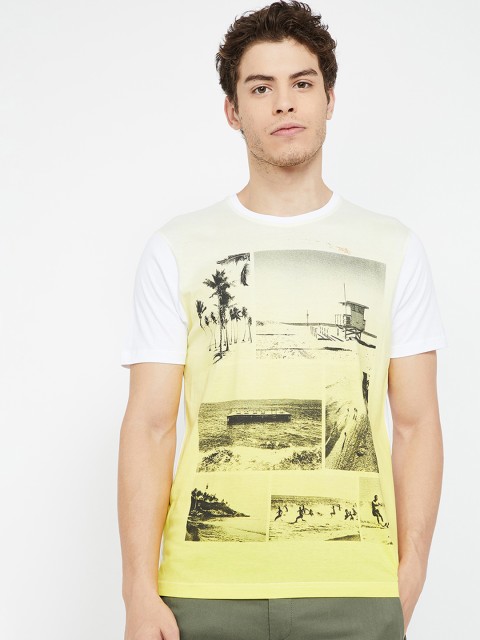 

Fame Forever by Lifestyle Men White Printed Round Neck T-shirt