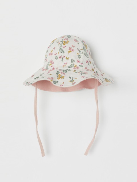 

H&M Kids White Printed Reversible Sunhat