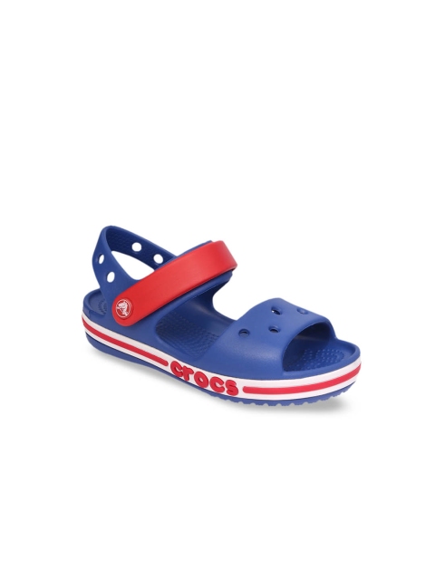 Crocs Kids Blue & Red Colourblocked Comfort Sandals
