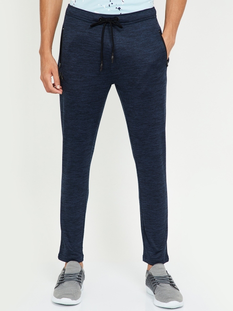 

Kappa Men Blue Solid Slim-Fit Track Pants