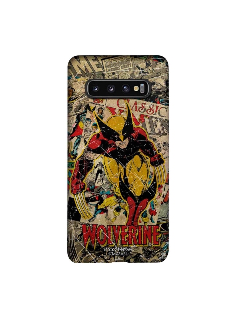 

macmerise Beige & Yellow Marvel Comics Comic Wolverine Samsung Galaxy S10 Back Case
