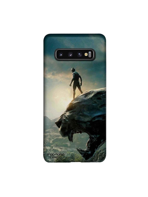 

macmerise Grey & Green Marvel Comics Panther Glorified Samsung Galaxy S10 Back Case