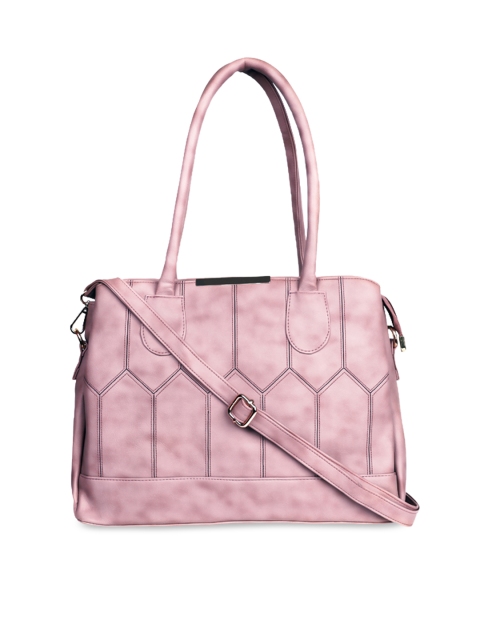 

LEGAL BRIBE Pink Textured Handheld Bag