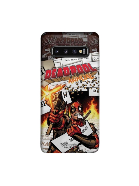 

macmerise White & Red Marvel ComicsComic Deadpool Sublime Samsung Galaxy S10 Case