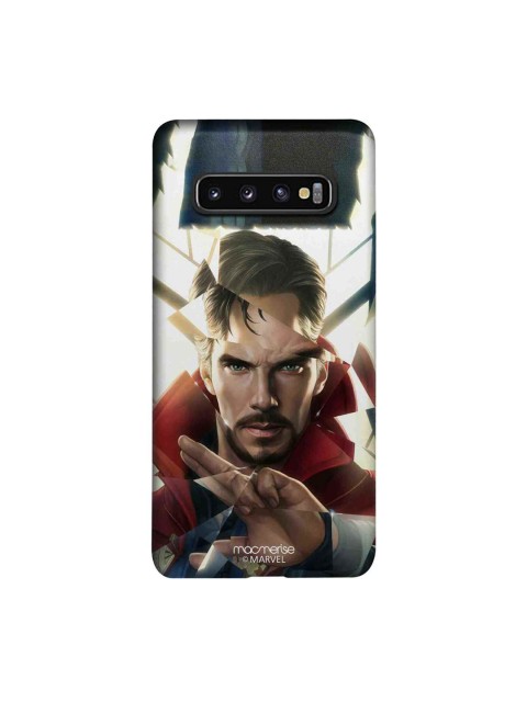 

macmerise Black & White Marvel Comics Doctor Strange Geometric Sublime Samsung Galaxy S10 Back Case