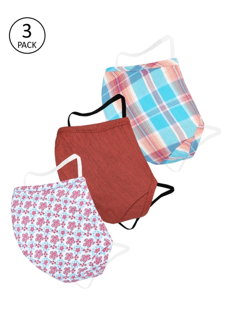 

Peter England Men Pack of 3 Pcs Assorted Reusable 3-Ply Viroblock Outdoor Masks
