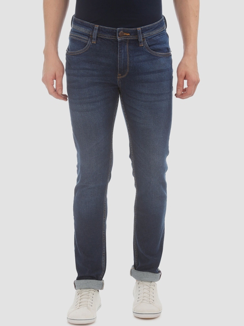 

Arrow Men Navy Blue Skinny Fit Mid-Rise Clean Look Stretchable Jeans