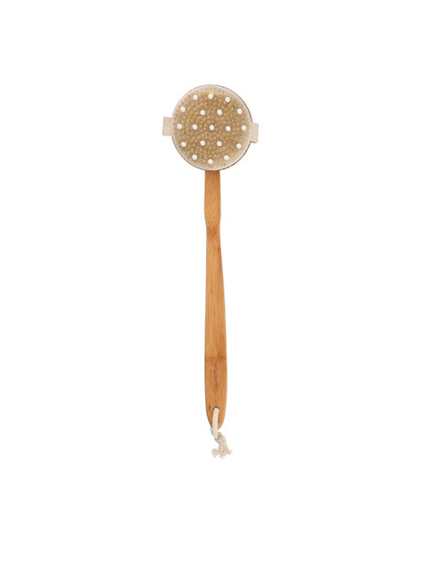 

Rozia Unisex In-Shower Essentials Body Brush for Softer Glowing Skin, Brown