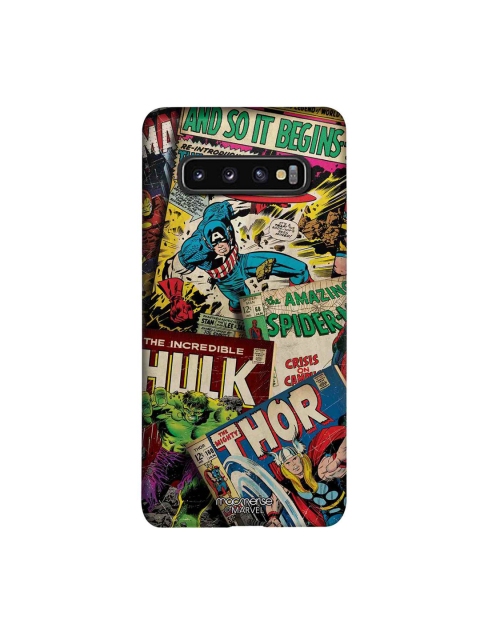 

macmerise Blue & Green Marvel Comics Collection Samsung Galaxy S10 Back Case