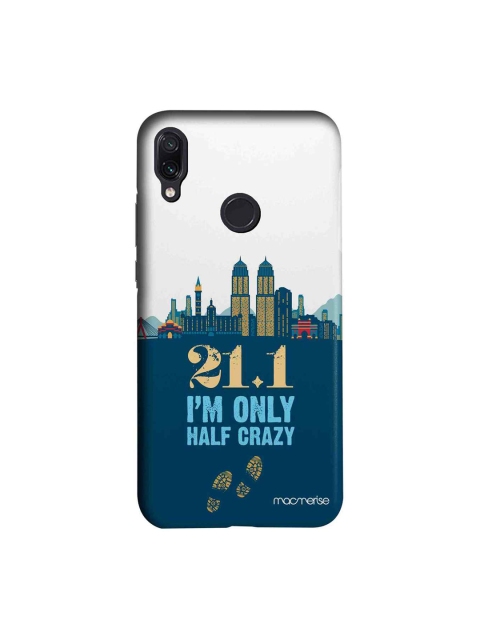 

macmerise Blue & White Half Crazy Sublime Xiaomi Redmi Note 7 Back Case