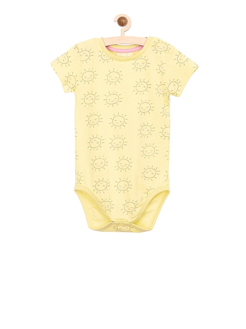 

5.10.15 Kids Yellow Printed Bodysuit