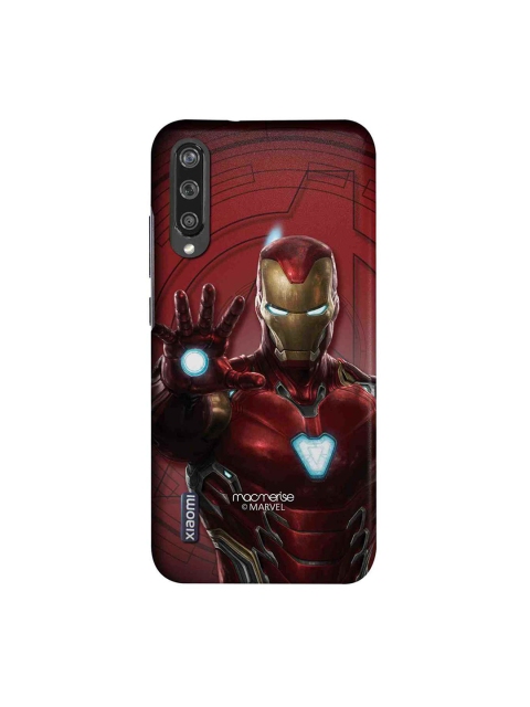 

macmerise Red & Gold-Toned Marvel Comics Iron Man Mark L Armor Sublime Xiaomi Mi A3 Back Case