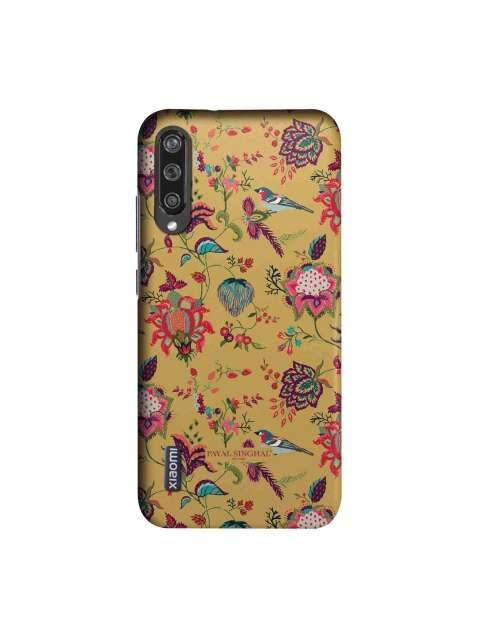

macmerise Mustard Yellow & Pink Payal Singhal Chidiya Sublime Xiaomi Mi A3 Back Case