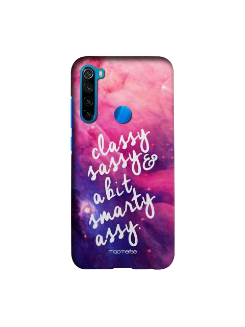

macmerise Pink & Blue Smarty Assy Sublime Xiaomi Redmi Note 8 Back Case