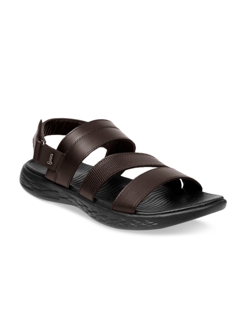 

one8 Select BY VIRAT KOHLI Men Brown Comfort Leather Sandals