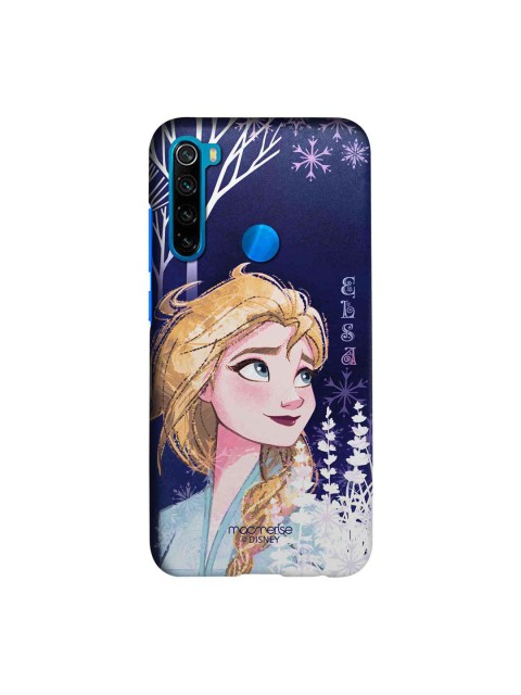 

macmerise Blue & Yellow Disney Strong Elsa Xiaomi Redmi Note 8 Back Case