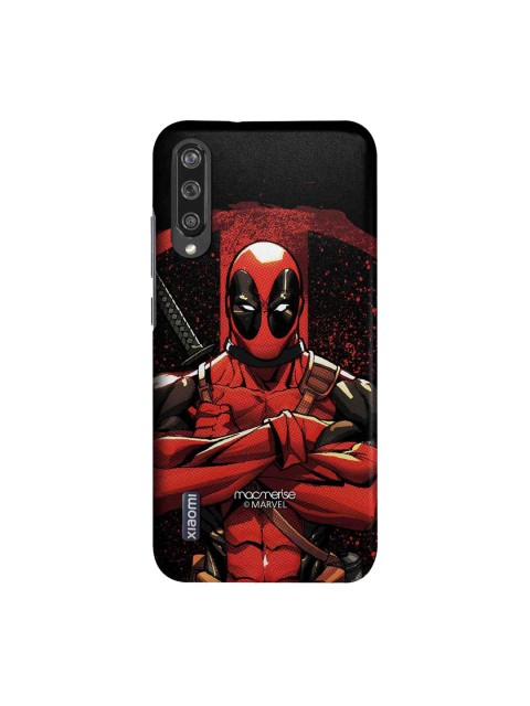 

macmerise Black & Red Marvel Comics Deadpool Stance Xiaomi Mi A3 Back Case