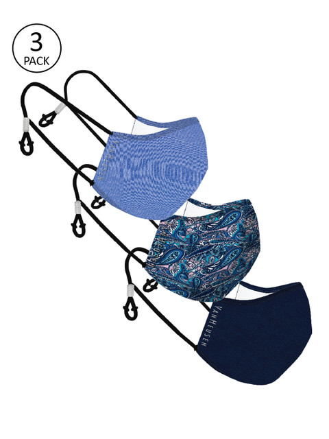 

Van Heusen Women Pack Of 3 3-Ply Reusable Outdoor Masks, Multi