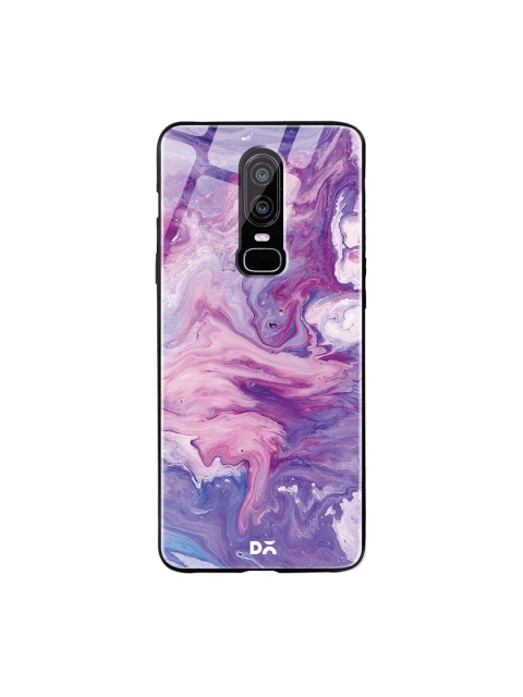 

DailyObjects Purple & Pink Marble Unicorn OnePlus 6 Glass Case