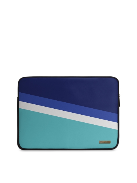 

DailyObjects Unisex Blue & Green Striped 13 Inch Laptop Sleeve