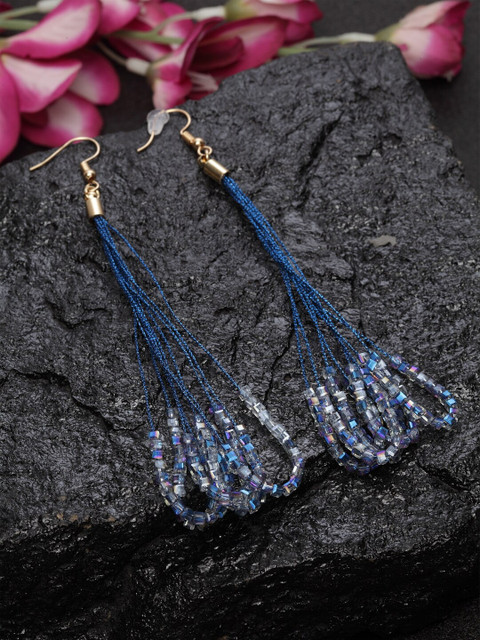 

DUGRISTYLE Blue Classic Drop Earrings
