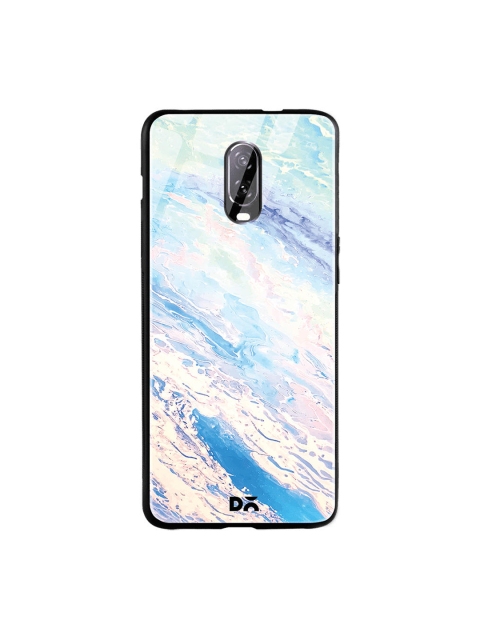 

DailyObjects Blue & Pink Marble Sky OnePlus 6T Glass Case